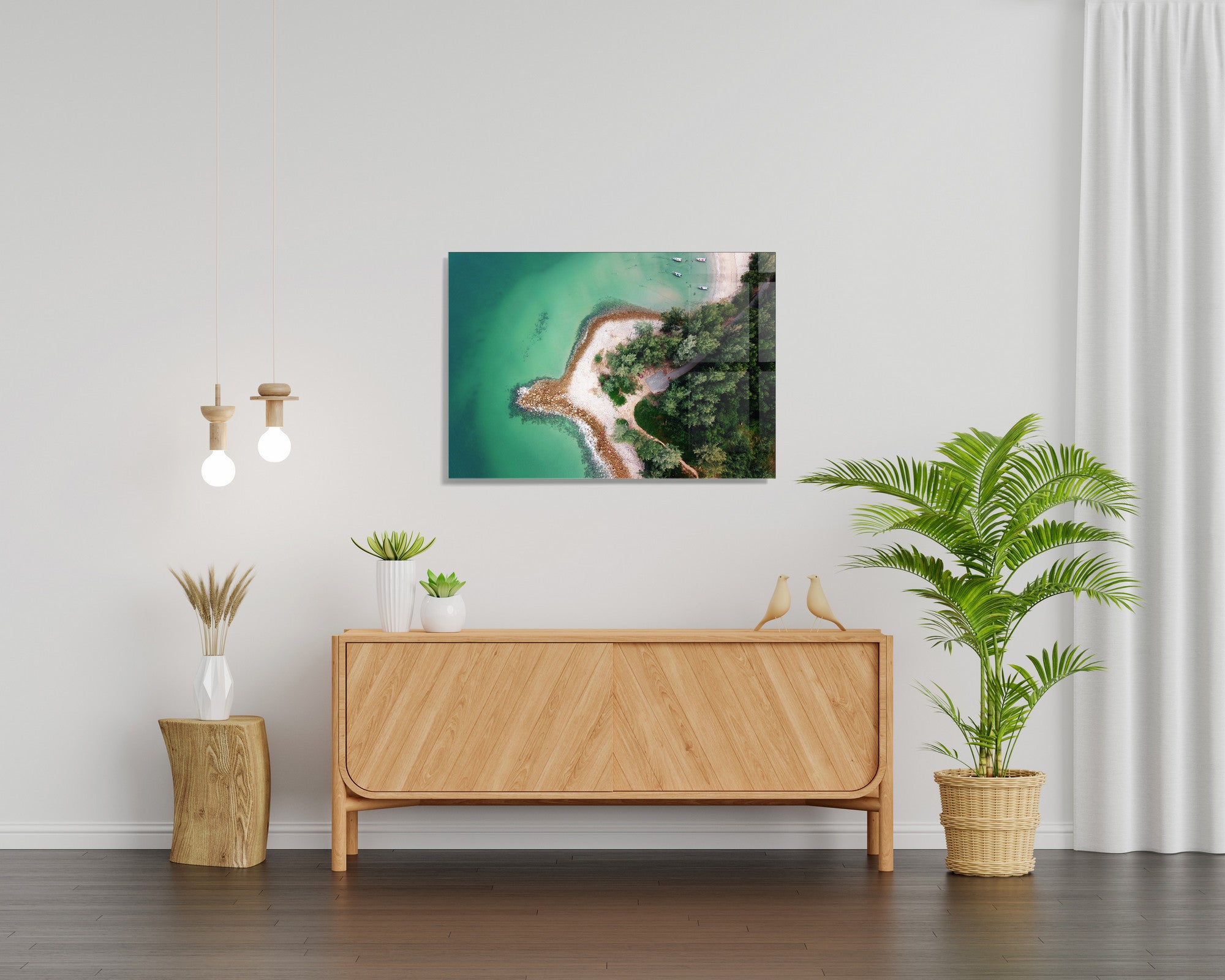 Quadro Decorativo em Vidro Temperado Multicolor 45x65cm - Arte Moderna para Transformar o Seu Espaço