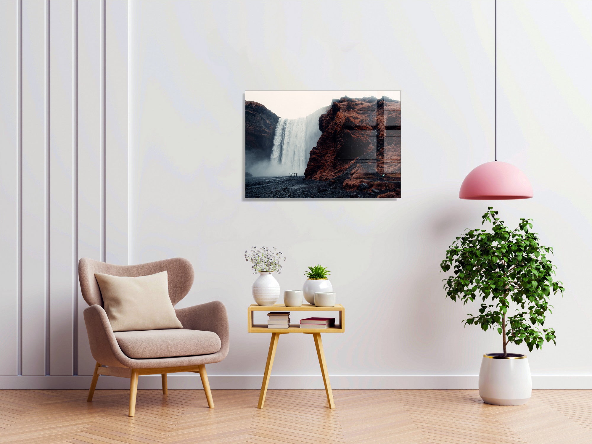 Quadro Decorativo em Vidro Temperado Multicolor 70x100cm - Arte Moderna para Transformar o Seu Espaço