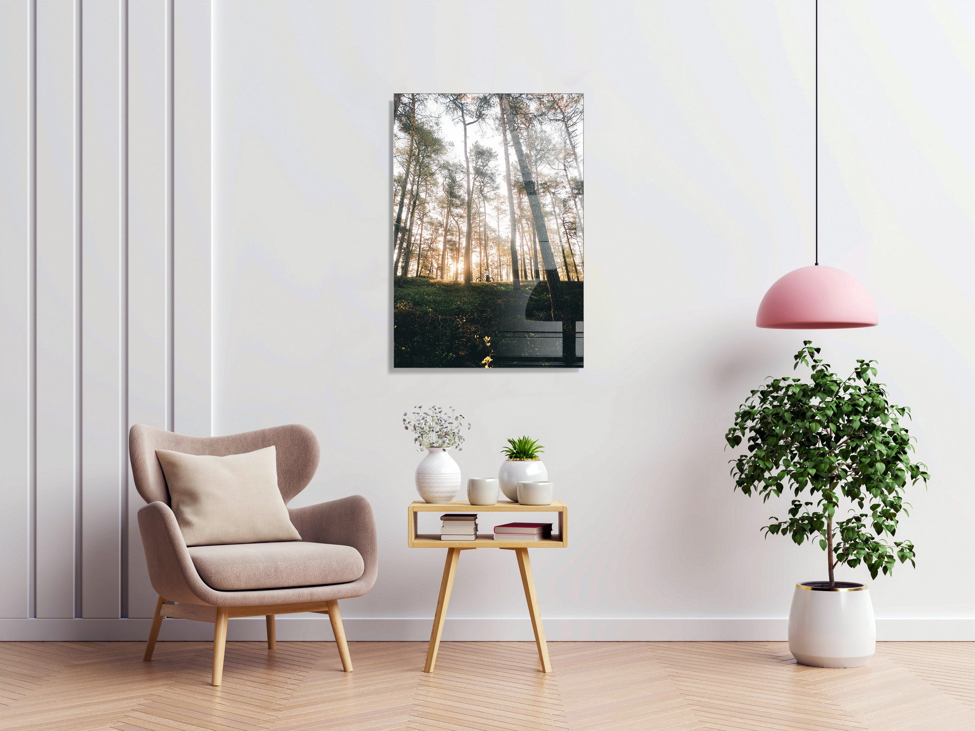 Quadro Decorativo em Vidro Temperado Multicolor 50x70cm - Arte Moderna para Transformar o Seu Espaço