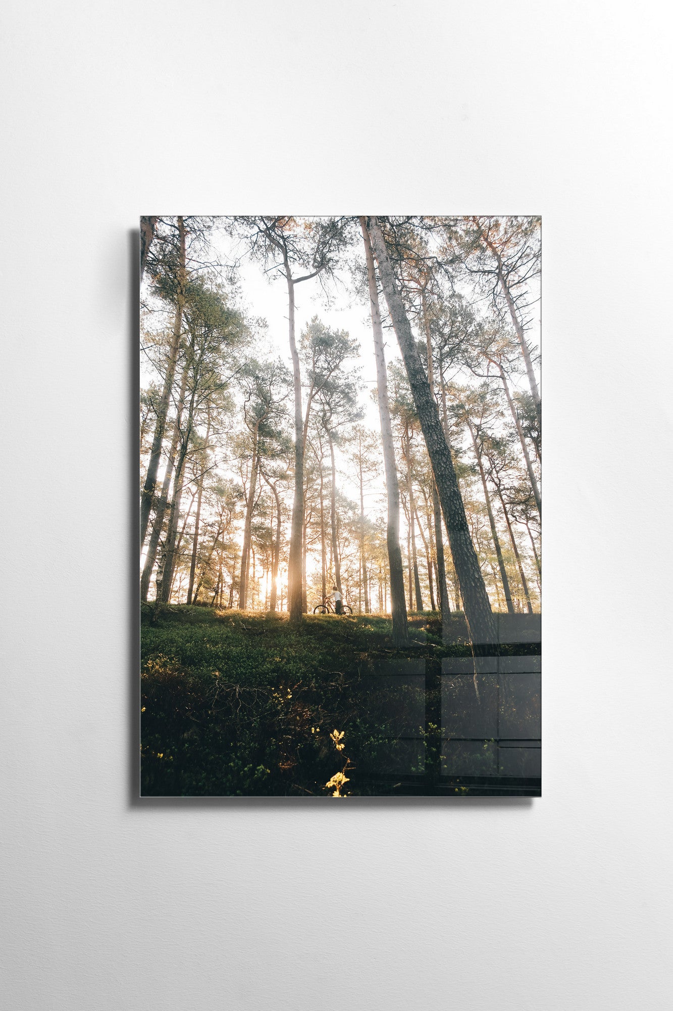 Quadro Decorativo em Vidro Temperado Multicolor 30x45cm - Arte Moderna para Decoração de Interiores