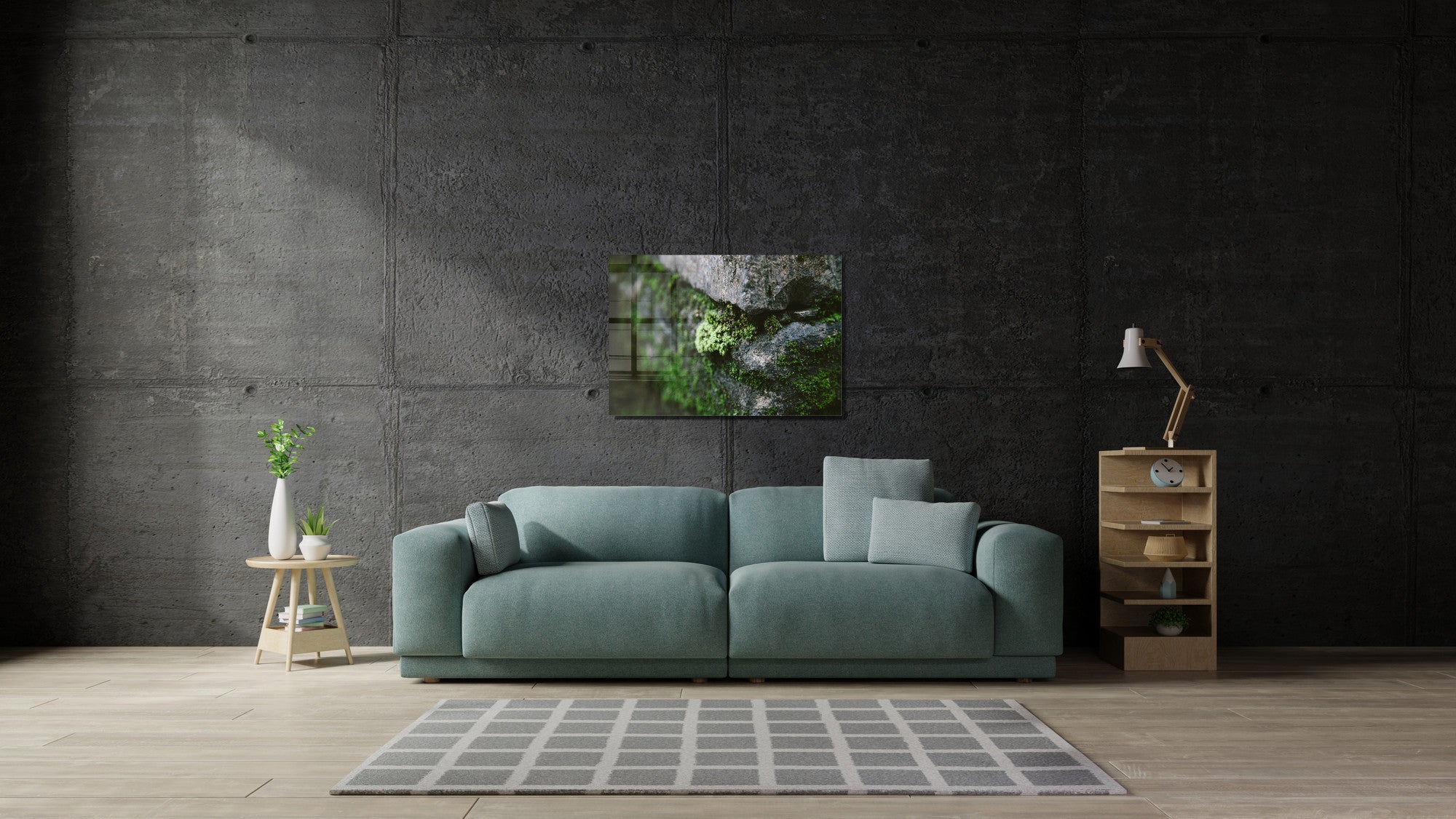 Quadro Decorativo em Vidro Temperado Multicolor 50x70cm - Arte Moderna para Transformar o Seu Espaço