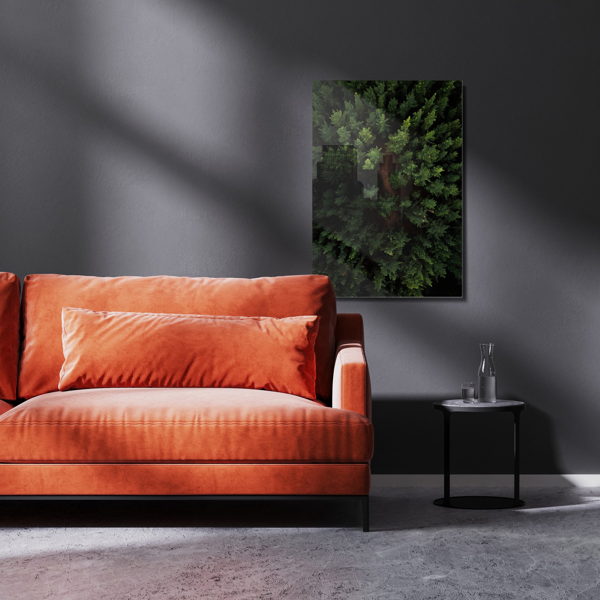 Quadro Decorativo em Vidro Temperado Multicolor 45x65cm - Arte Moderna para Transformar o Seu Espaço