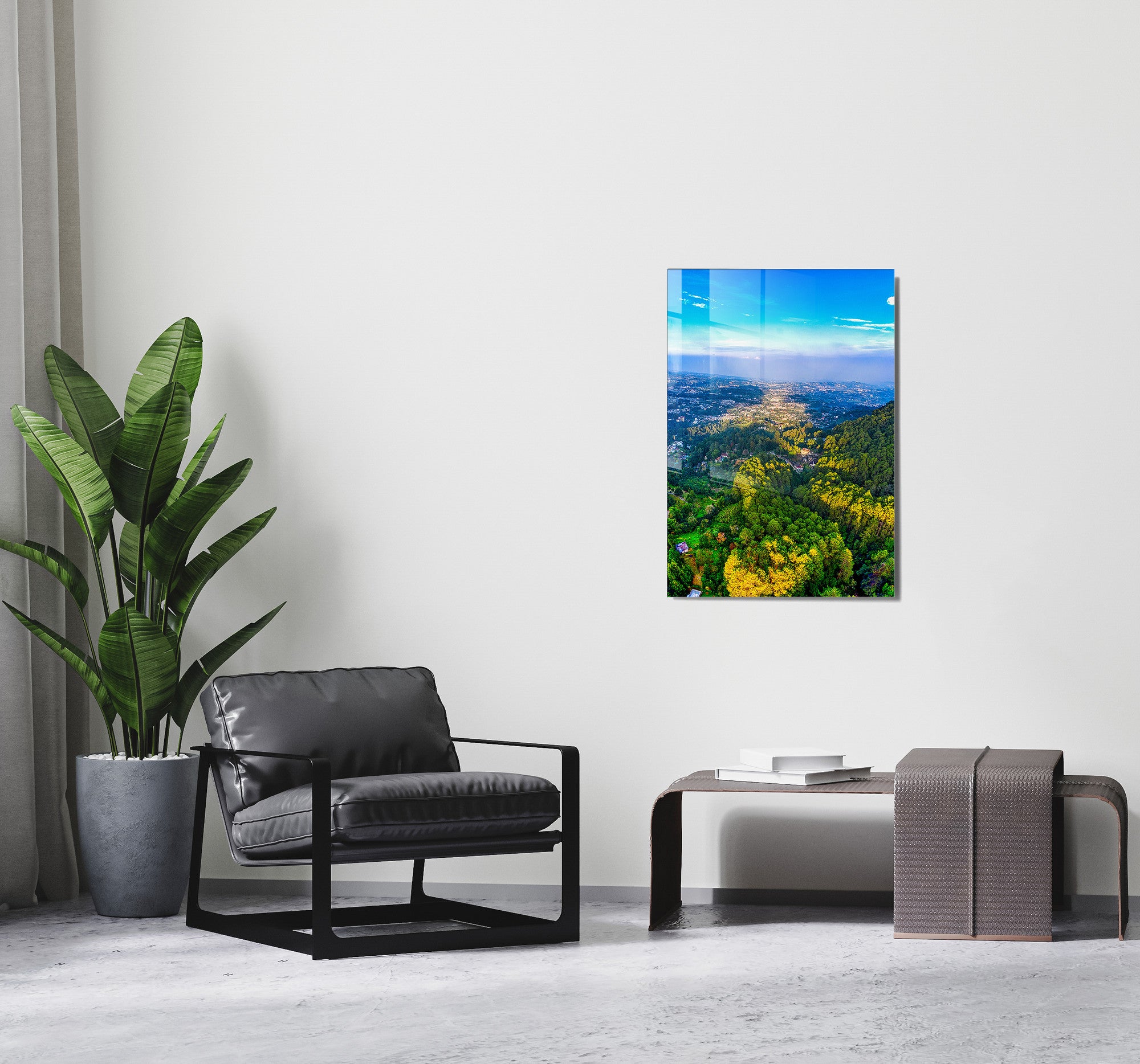 Quadro Decorativo em Vidro Temperado Multicolor 70x100cm - Arte Moderna para Transformar o Seu Espaço