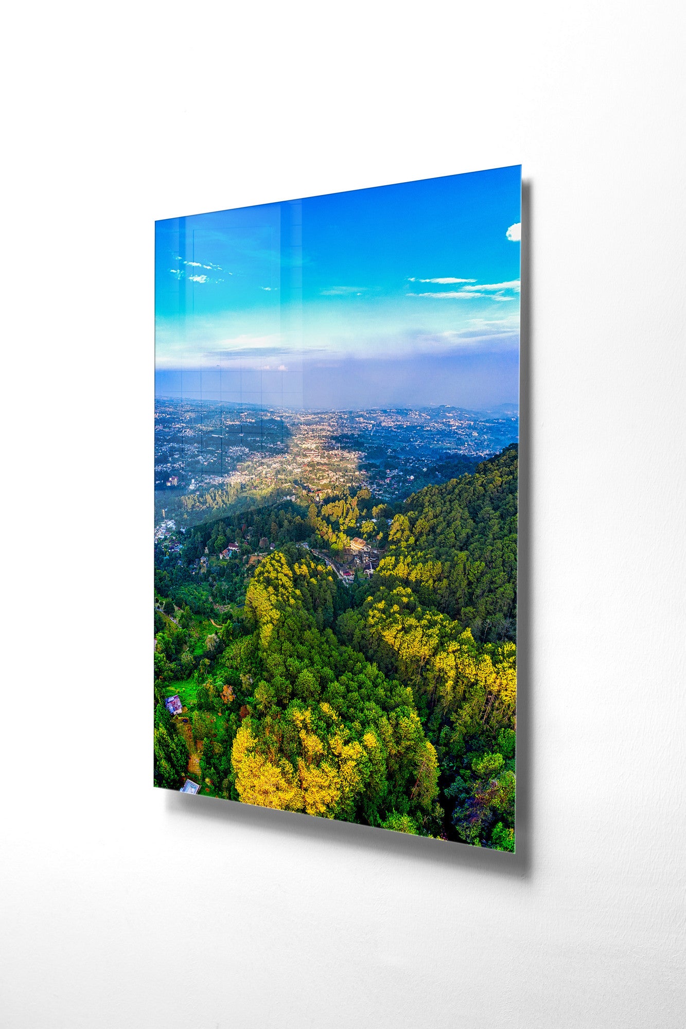 Quadro Decorativo em Vidro Temperado Multicolor 45x65cm - Arte Moderna para Transformar o Seu Espaço