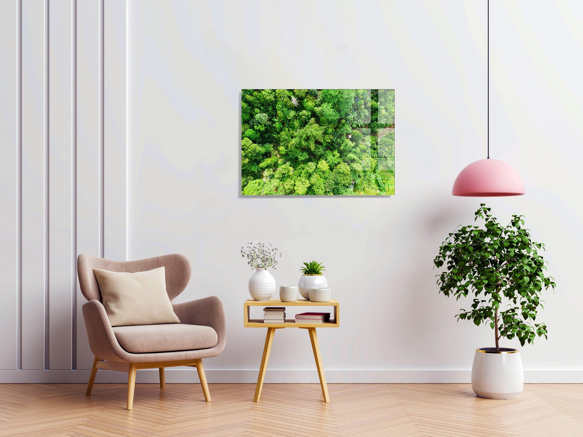 Quadro Decorativo em Vidro Temperado Multicolor 30x45cm - Arte Moderna para Decoração de Interiores