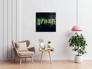 Quadro Decorativo em Vidro Temperado Multicolor 60x60cm - Arte Moderna para Transformar o Seu Espaço