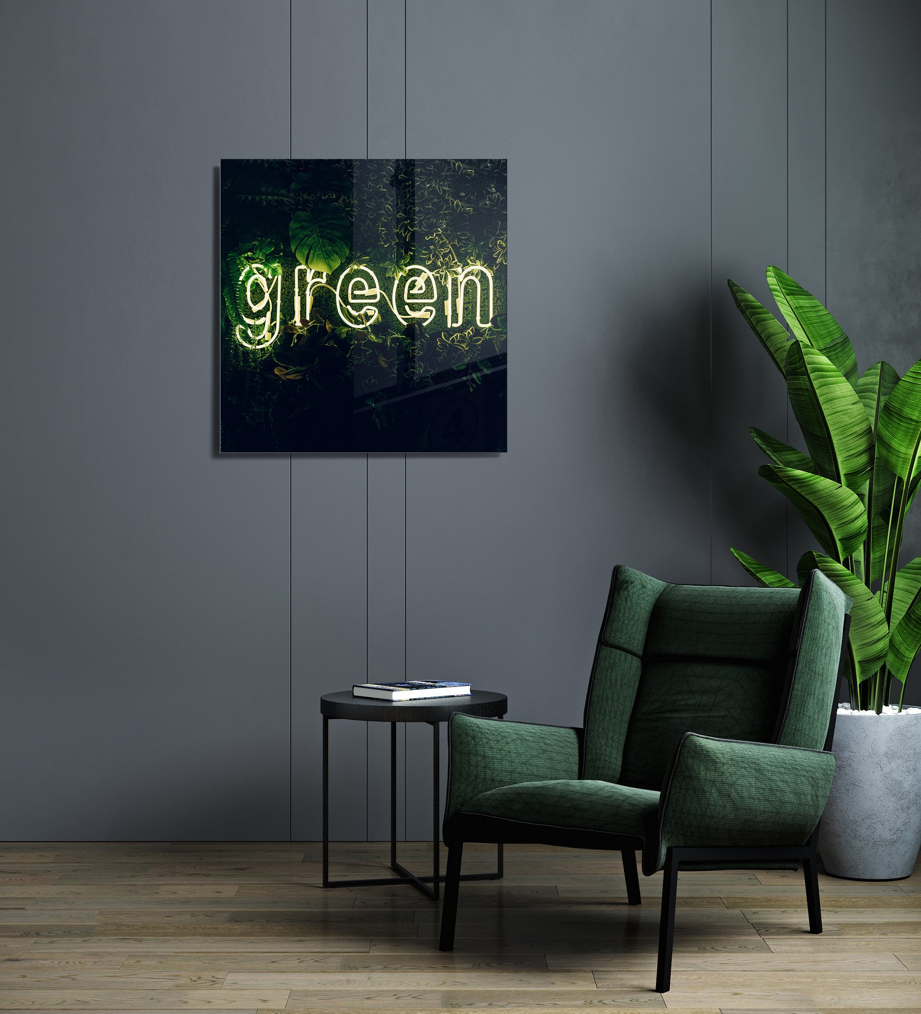 Quadro Decorativo em Vidro Temperado Multicolor 60x60cm - Arte Moderna para Transformar o Seu Espaço