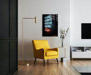 Quadro Decorativo em Vidro Temperado Multicolor 45x65cm - Arte Moderna para Transformar o Seu Espaço