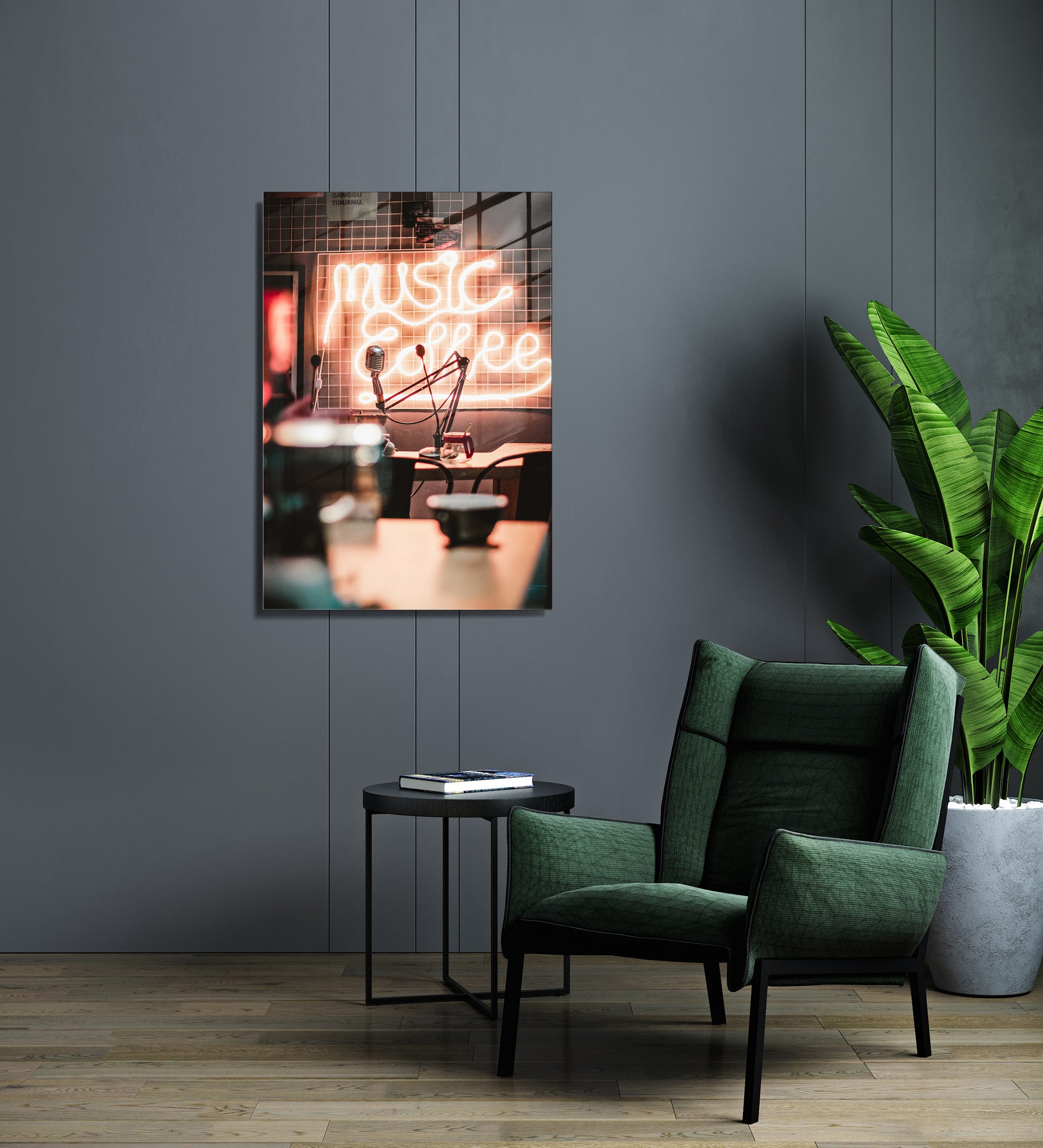 Quadro Decorativo em Vidro Temperado Multicolor 50x70cm - Arte Moderna para Transformar o Seu Espaço