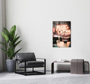 Quadro Decorativo em Vidro Temperado Multicolor 30x45cm - Arte Moderna para Decoração de Interiores