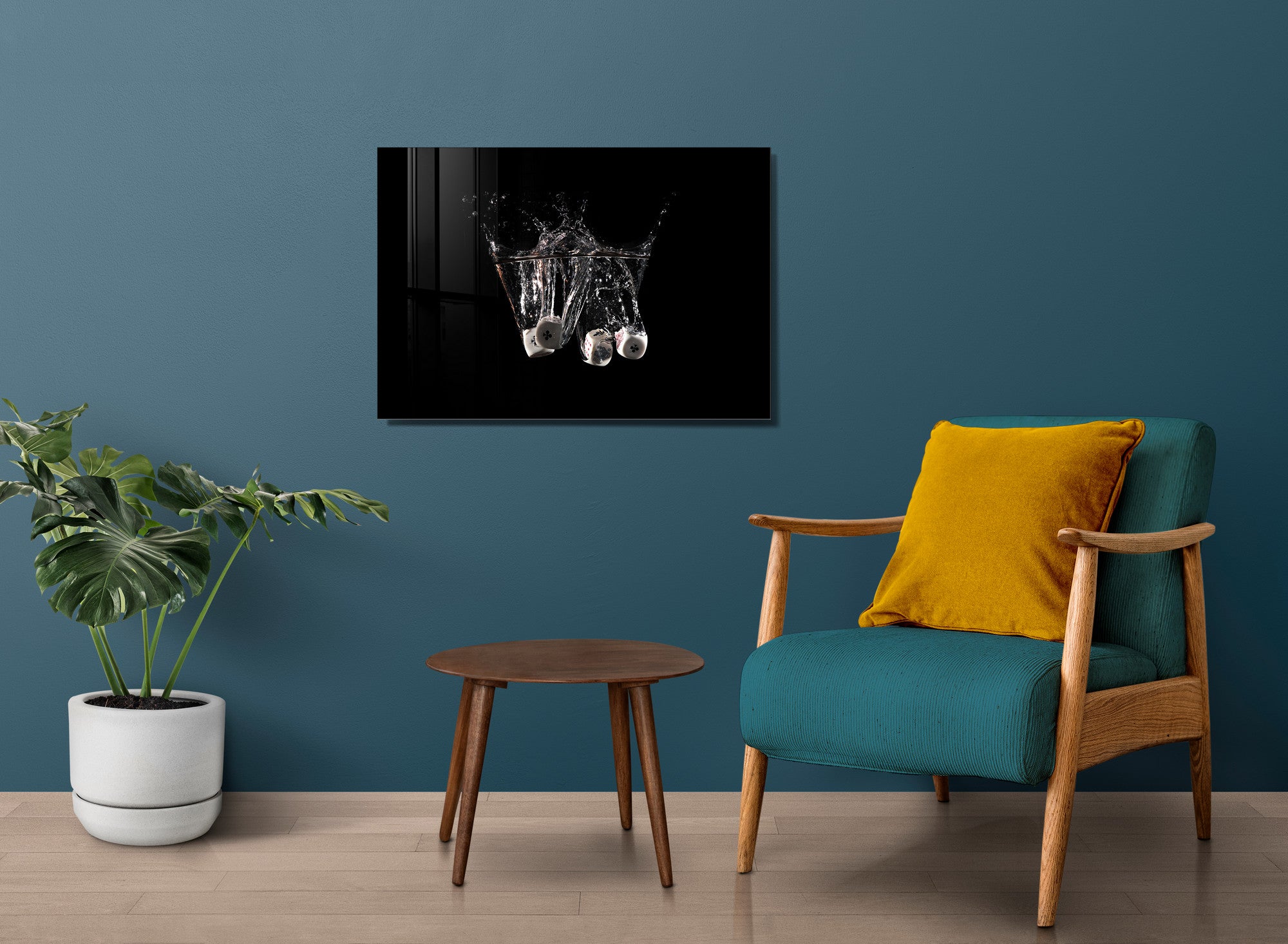 Quadro Decorativo em Vidro Temperado Multicolor 45x65cm - Arte Moderna para Transformar o Seu Espaço