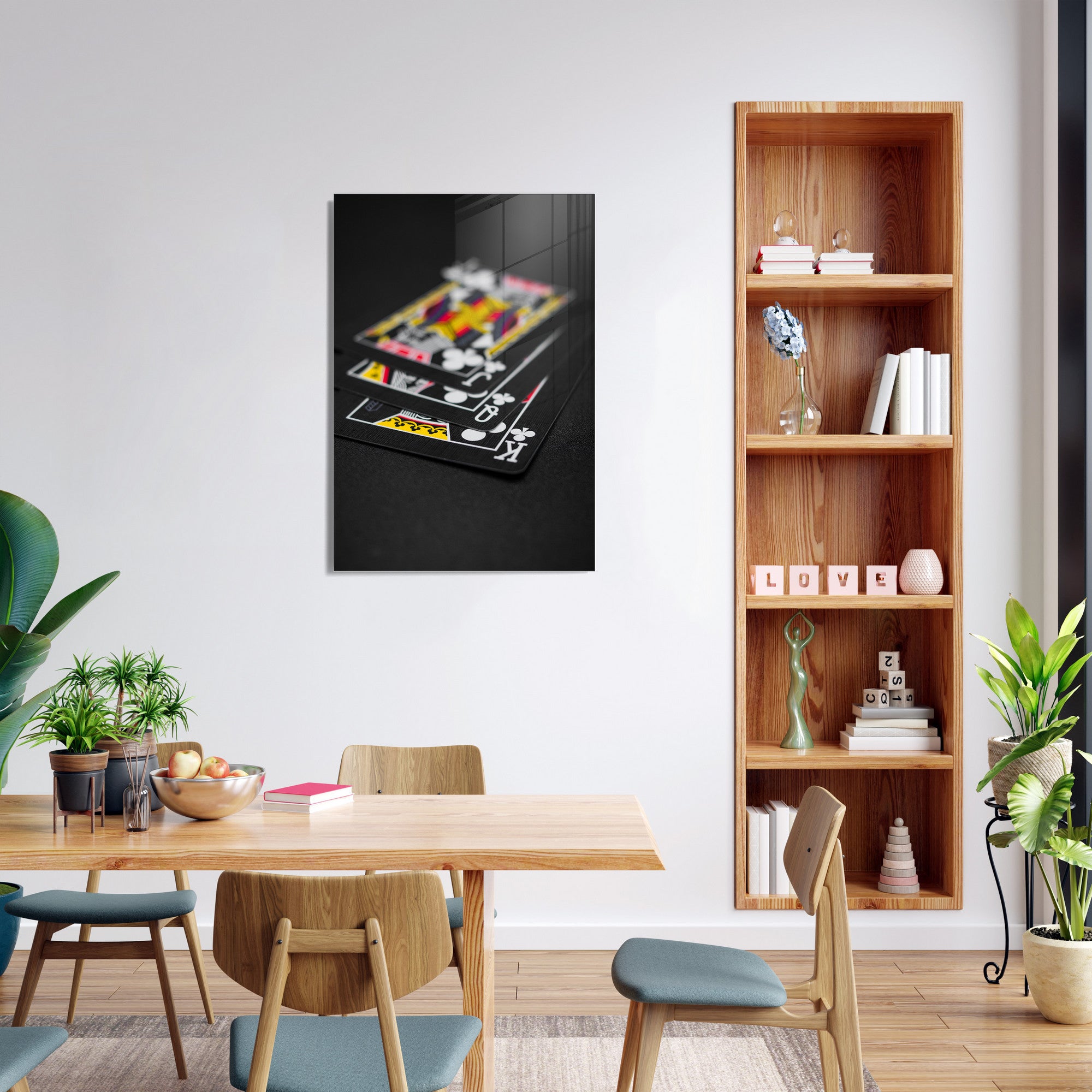 Quadro Decorativo em Vidro Temperado Multicolor 50x70cm - Arte Moderna para Transformar o Seu Espaço