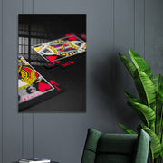 Quadro Decorativo em Vidro Temperado Multicolor 45x65cm - Arte Moderna para Transformar o Seu Espaço