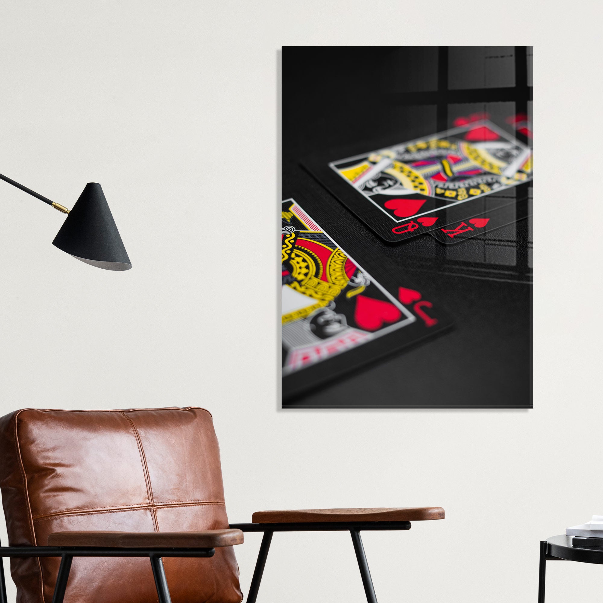 Quadro Decorativo em Vidro Temperado Multicolor 30x45cm - Arte Moderna para Decoração de Interiores