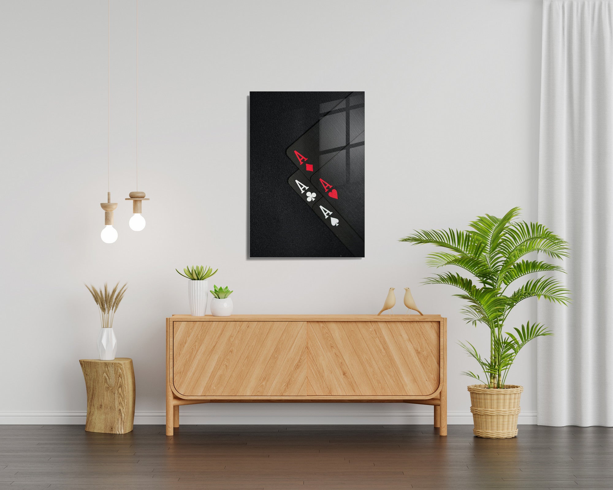 Quadro Decorativo em Vidro Temperado Multicolor 50x70cm - Arte Moderna para Transformar o Seu Espaço