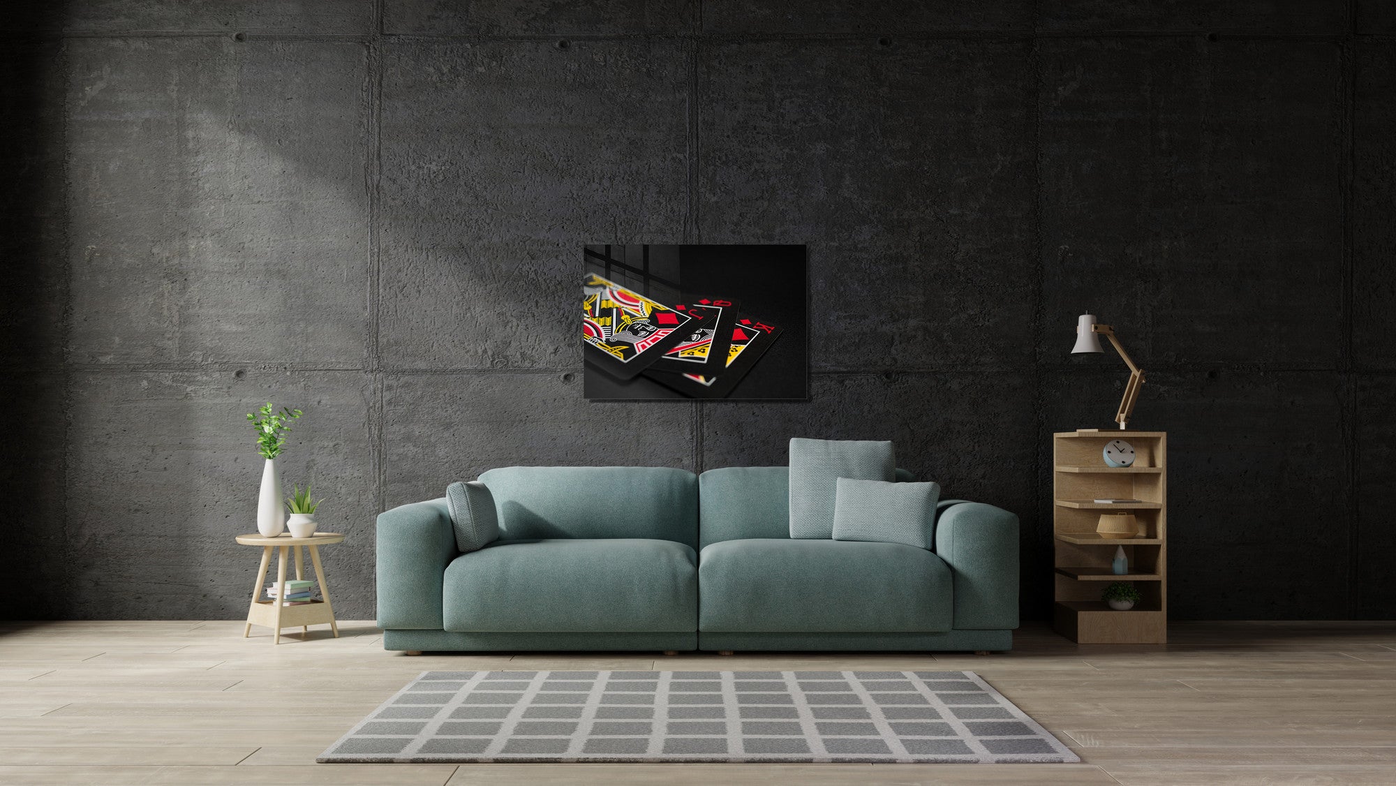 Quadro Decorativo em Vidro Temperado Multicolor 50x70cm - Arte Moderna para Transformar o Seu Espaço