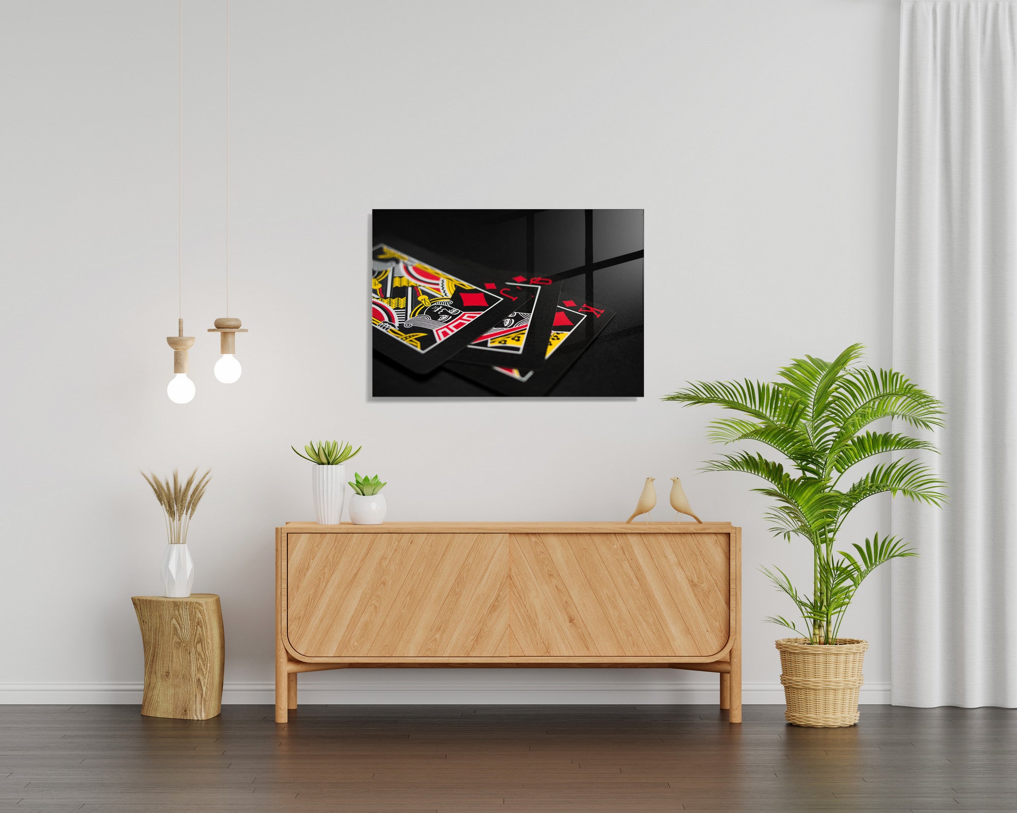 Quadro Decorativo em Vidro Temperado Multicolor 45x65cm - Arte Moderna para Transformar o Seu Espaço