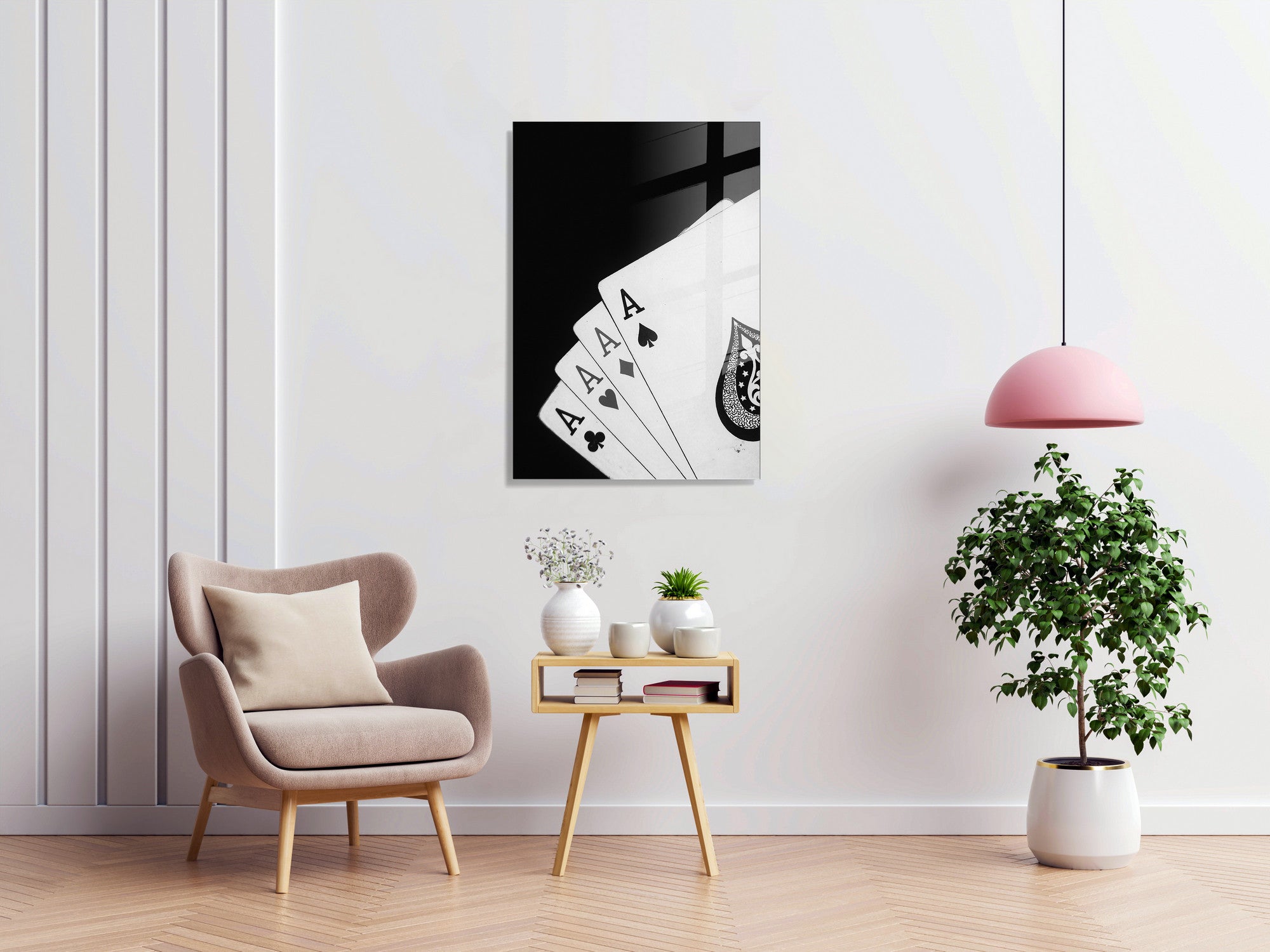 Quadro Decorativo em Vidro Temperado Multicolor 30x45cm - Arte Moderna para Decoração de Interiores