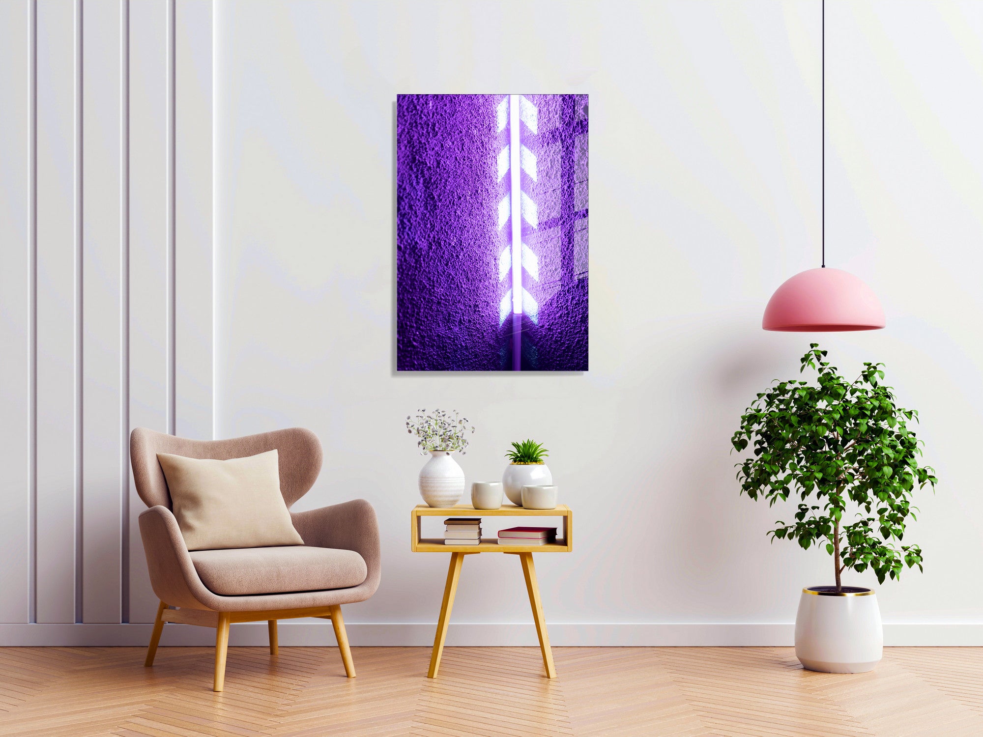 Quadro Decorativo em Vidro Temperado Multicolor 45x65cm - Arte Moderna para Transformar o Seu Espaço