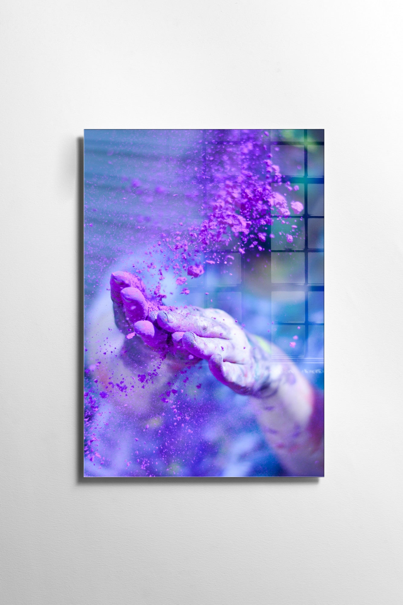 Quadro Decorativo em Vidro Temperado Multicolor 70x100cm - Arte Moderna para Transformar o Seu Espaço