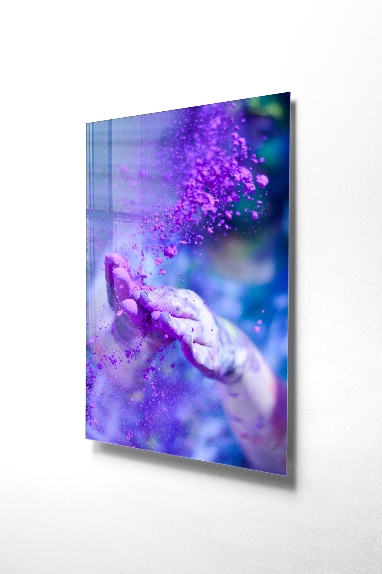 Quadro Decorativo em Vidro Temperado Multicolor 50x70cm - Arte Moderna para Transformar o Seu Espaço