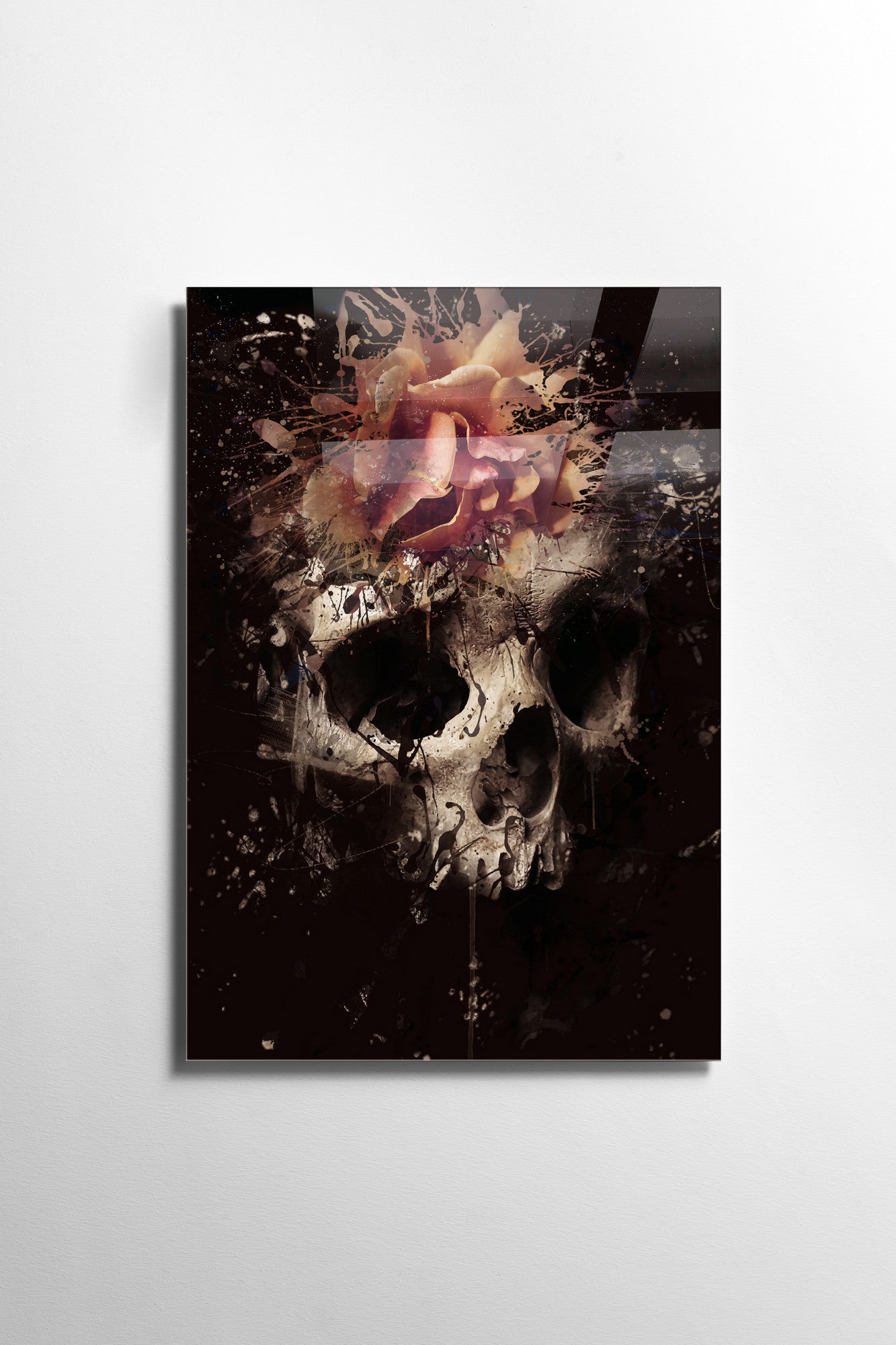 Quadro Decorativo em Vidro Temperado Multicolor 70x100cm - Arte Moderna para Transformar o Seu Espaço