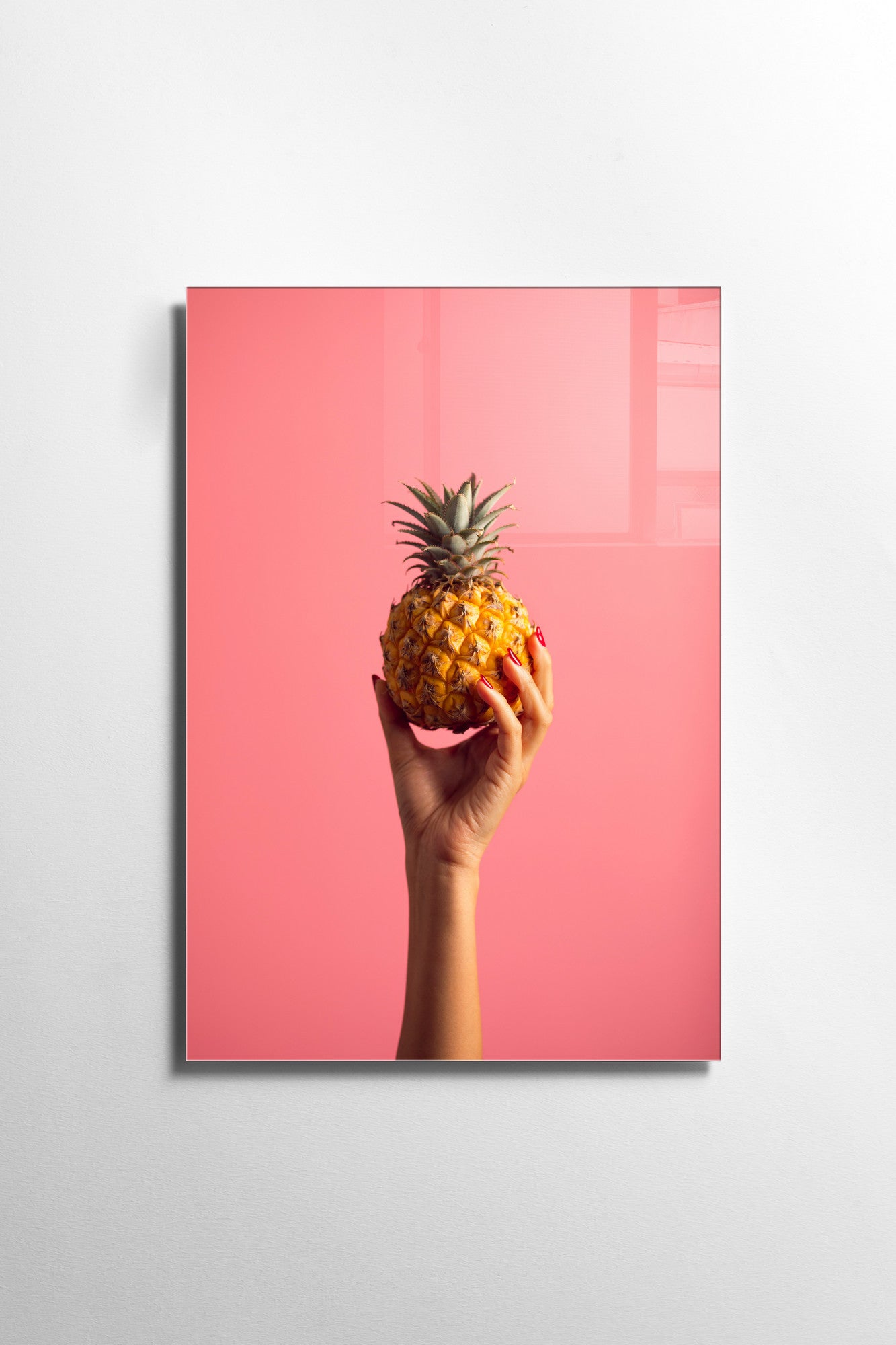 Quadro Decorativo em Vidro Temperado Multicolor 30x45cm - Arte Moderna para Decoração de Interiores