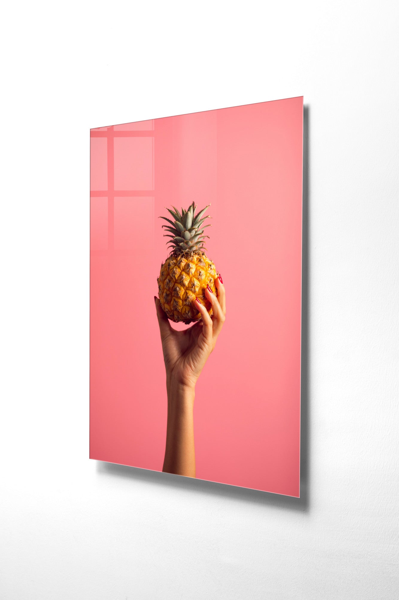 Quadro Decorativo em Vidro Temperado Multicolor 30x45cm - Arte Moderna para Decoração de Interiores