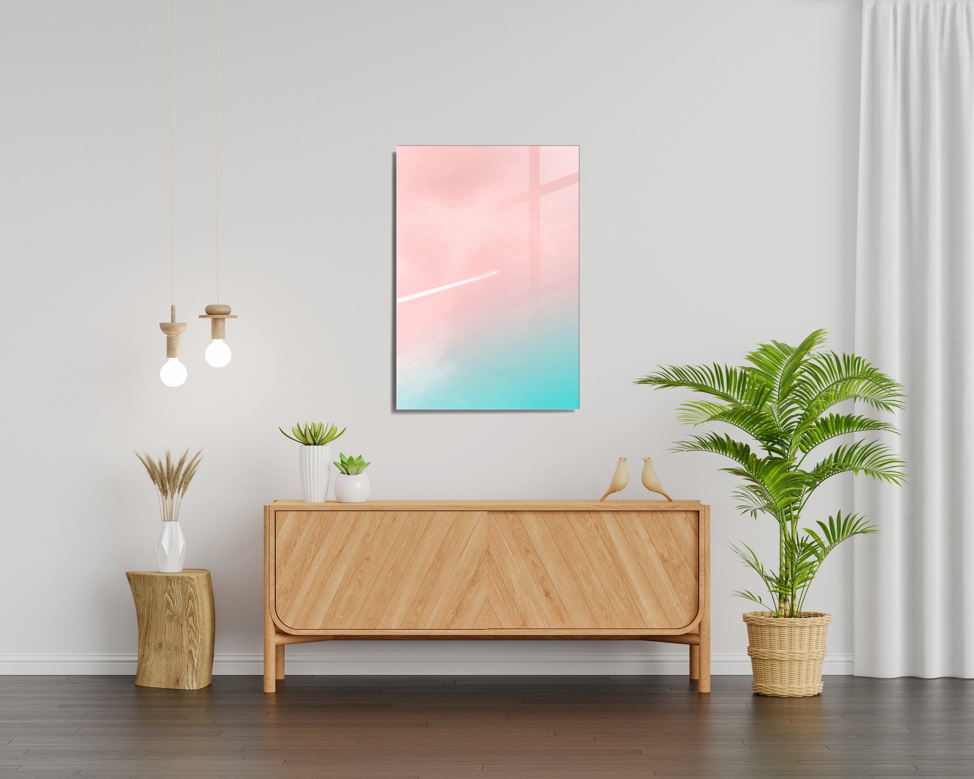 Quadro Decorativo em Vidro Temperado Multicolor 70x100cm - Arte Moderna para Transformar o Seu Espaço