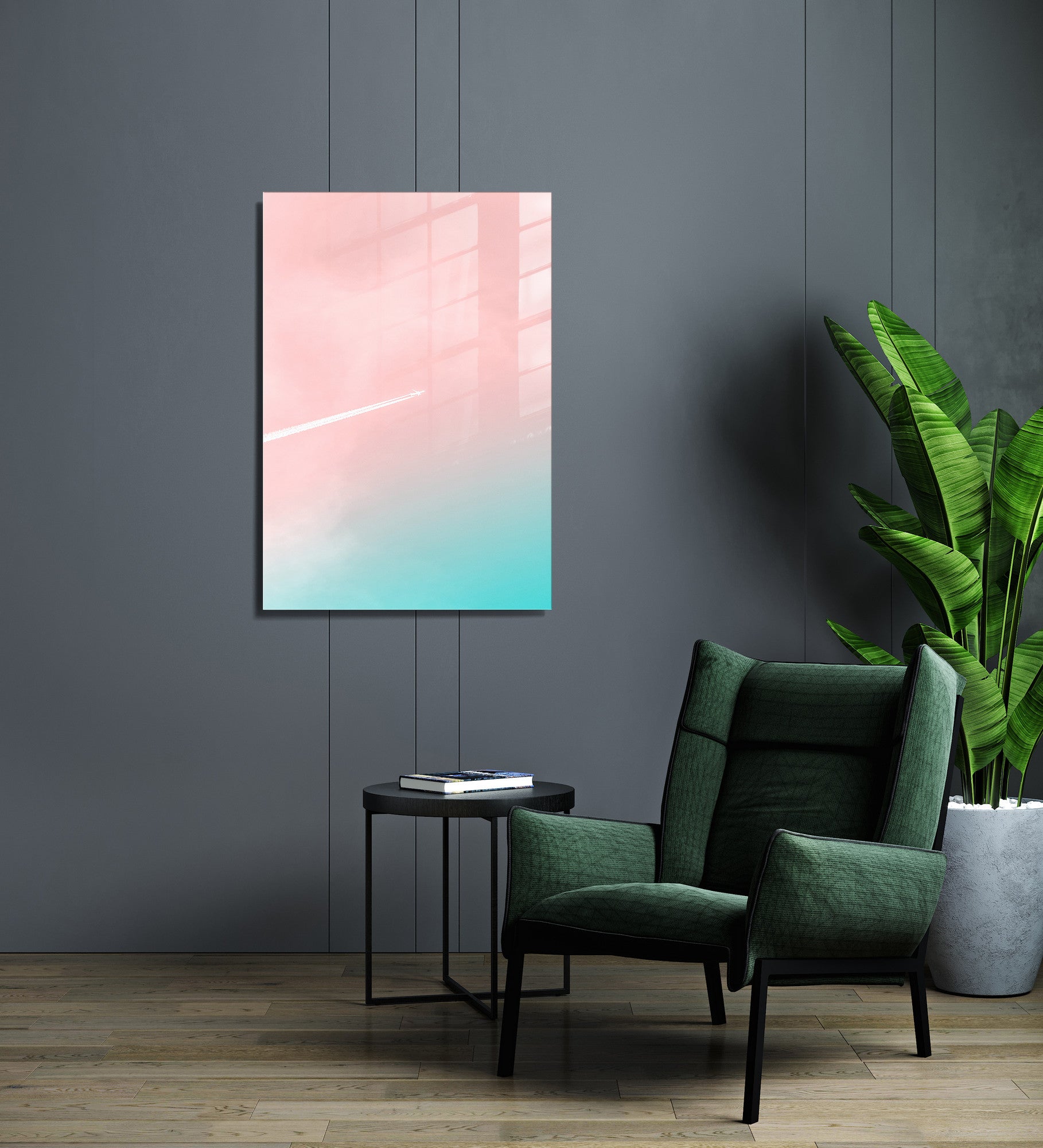 Quadro Decorativo em Vidro Temperado Multicolor 70x100cm - Arte Moderna para Transformar o Seu Espaço