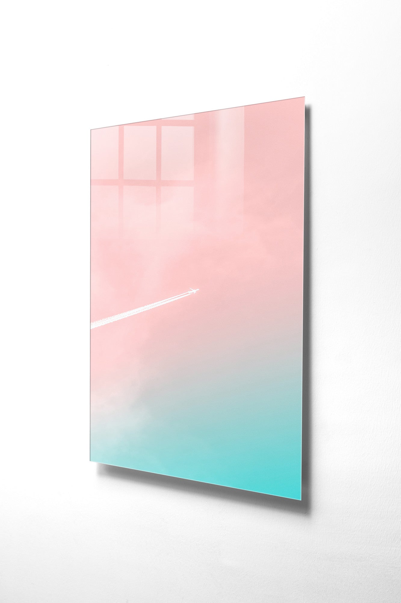 Quadro Decorativo em Vidro Temperado Multicolor 45x65cm - Arte Moderna para Transformar o Seu Espaço