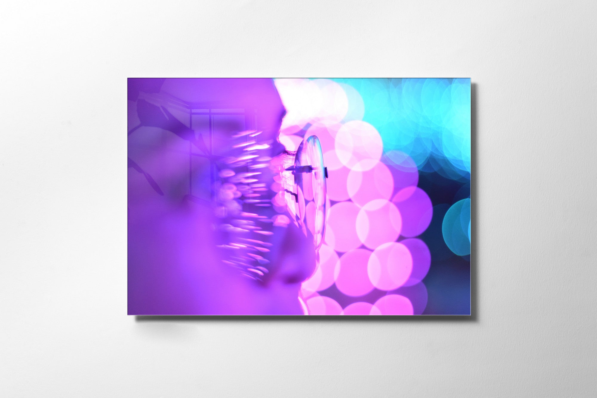 Quadro Decorativo em Vidro Temperado Multicolor 30x45cm - Arte Moderna para Decoração de Interiores