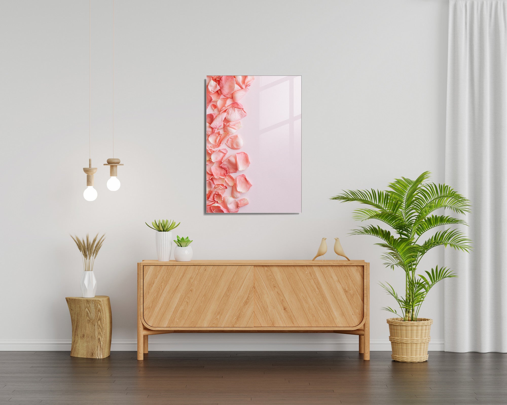 Quadro Decorativo em Vidro Temperado Multicolor 30x45cm - Arte Moderna para Decoração de Interiores