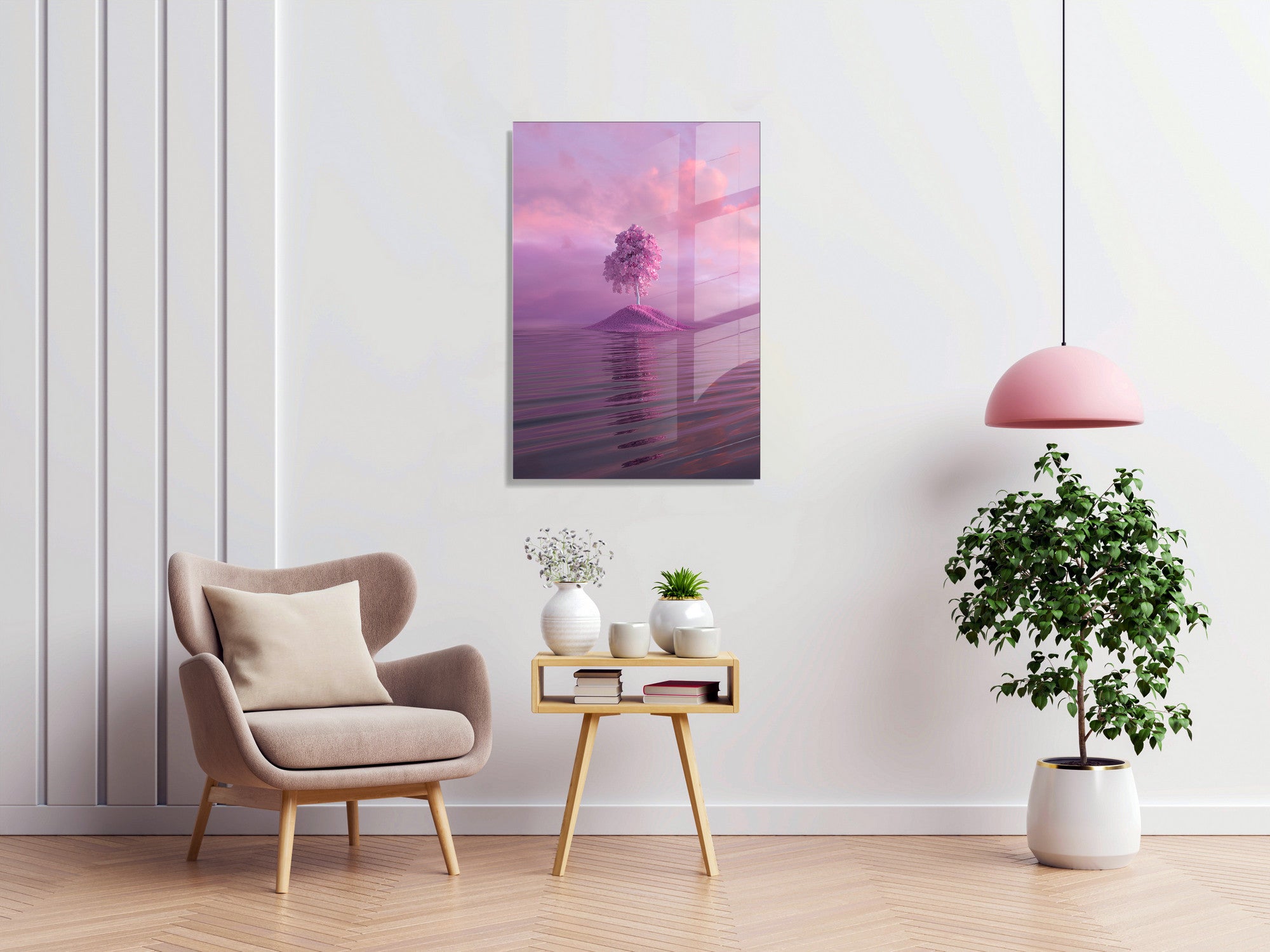 Quadro Decorativo em Vidro Temperado Multicolor 50x70cm - Arte Moderna para Transformar o Seu Espaço