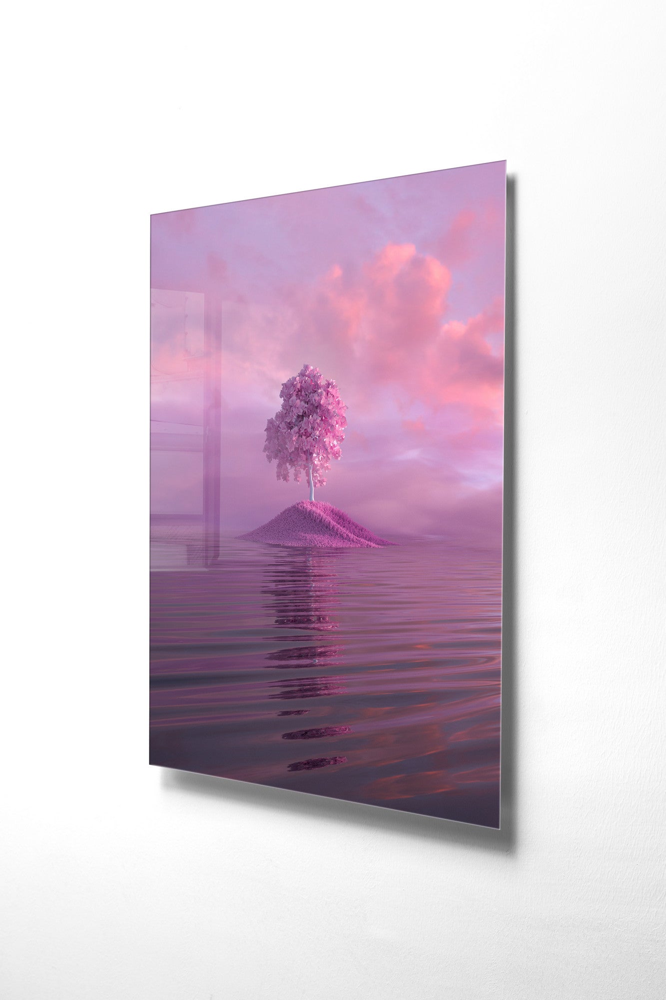 Quadro Decorativo em Vidro Temperado Multicolor 50x70cm - Arte Moderna para Transformar o Seu Espaço