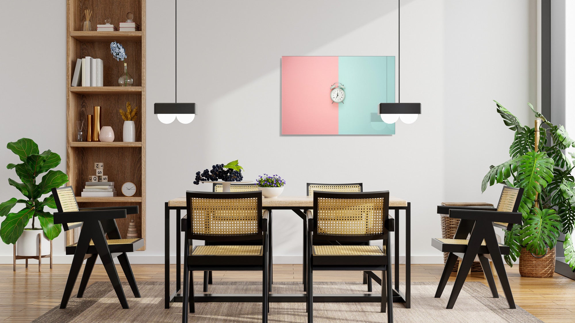 Quadro Decorativo em Vidro Temperado Multicolor 70x100cm - Arte Moderna para Transformar o Seu Espaço