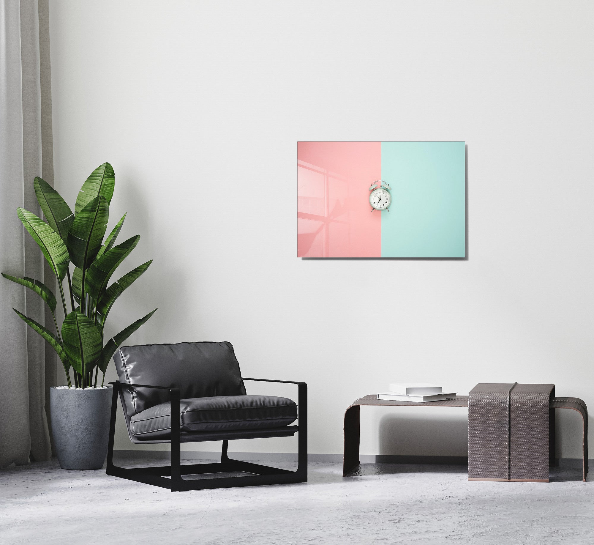 Quadro Decorativo em Vidro Temperado Multicolor 45x65cm - Arte Moderna para Transformar o Seu Espaço