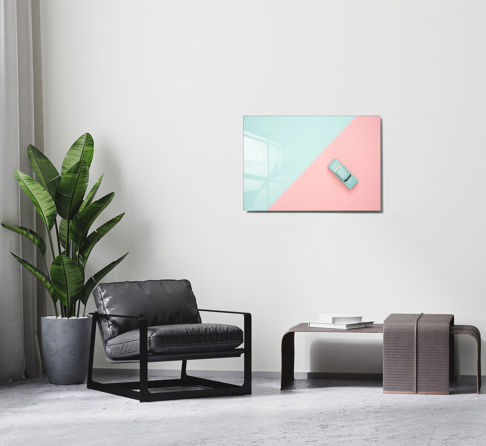 Quadro Decorativo em Vidro Temperado Multicolor 50x70cm - Arte Moderna para Transformar o Seu Espaço