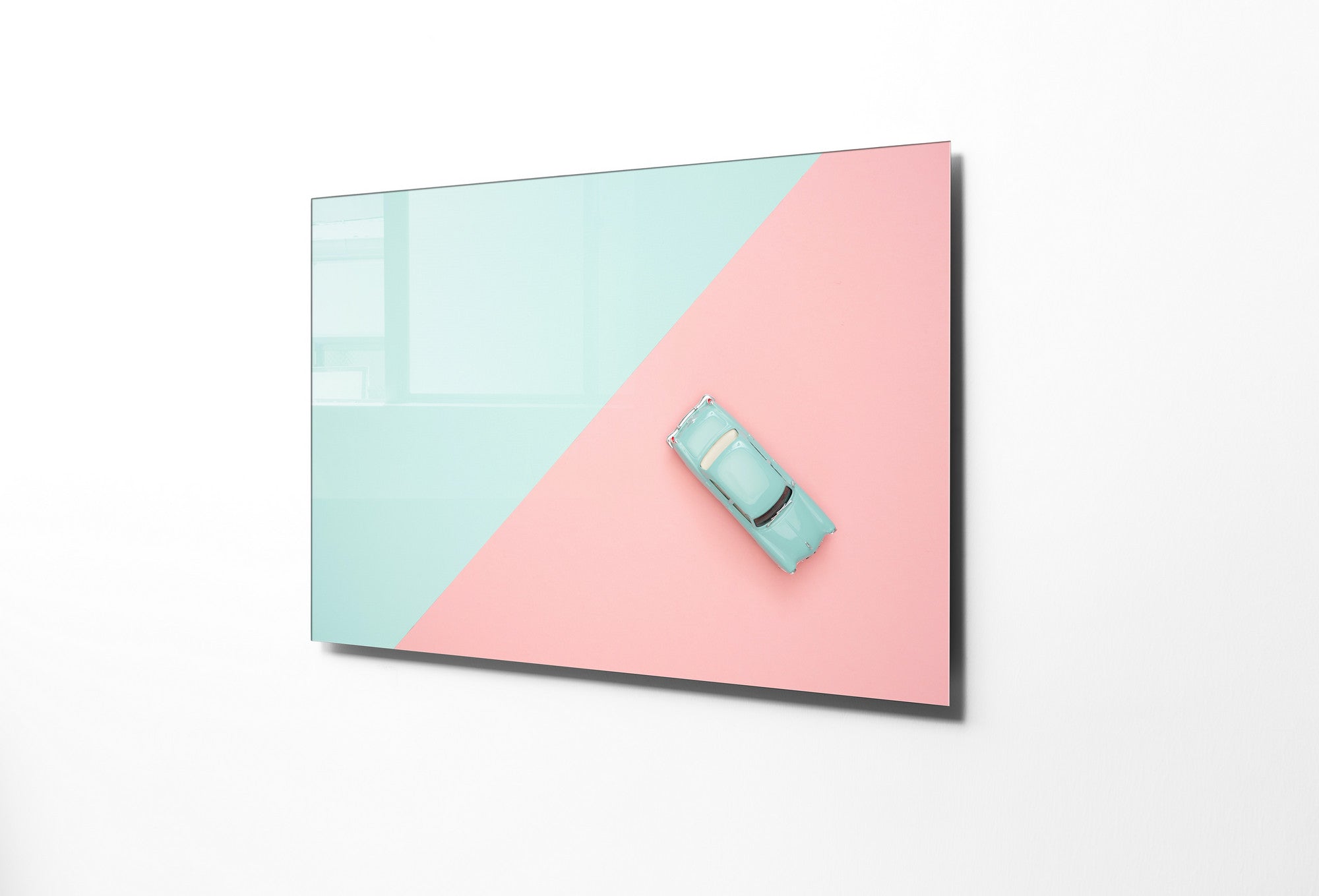 Quadro Decorativo em Vidro Temperado Multicolor 45x65cm - Arte Moderna para Transformar o Seu Espaço