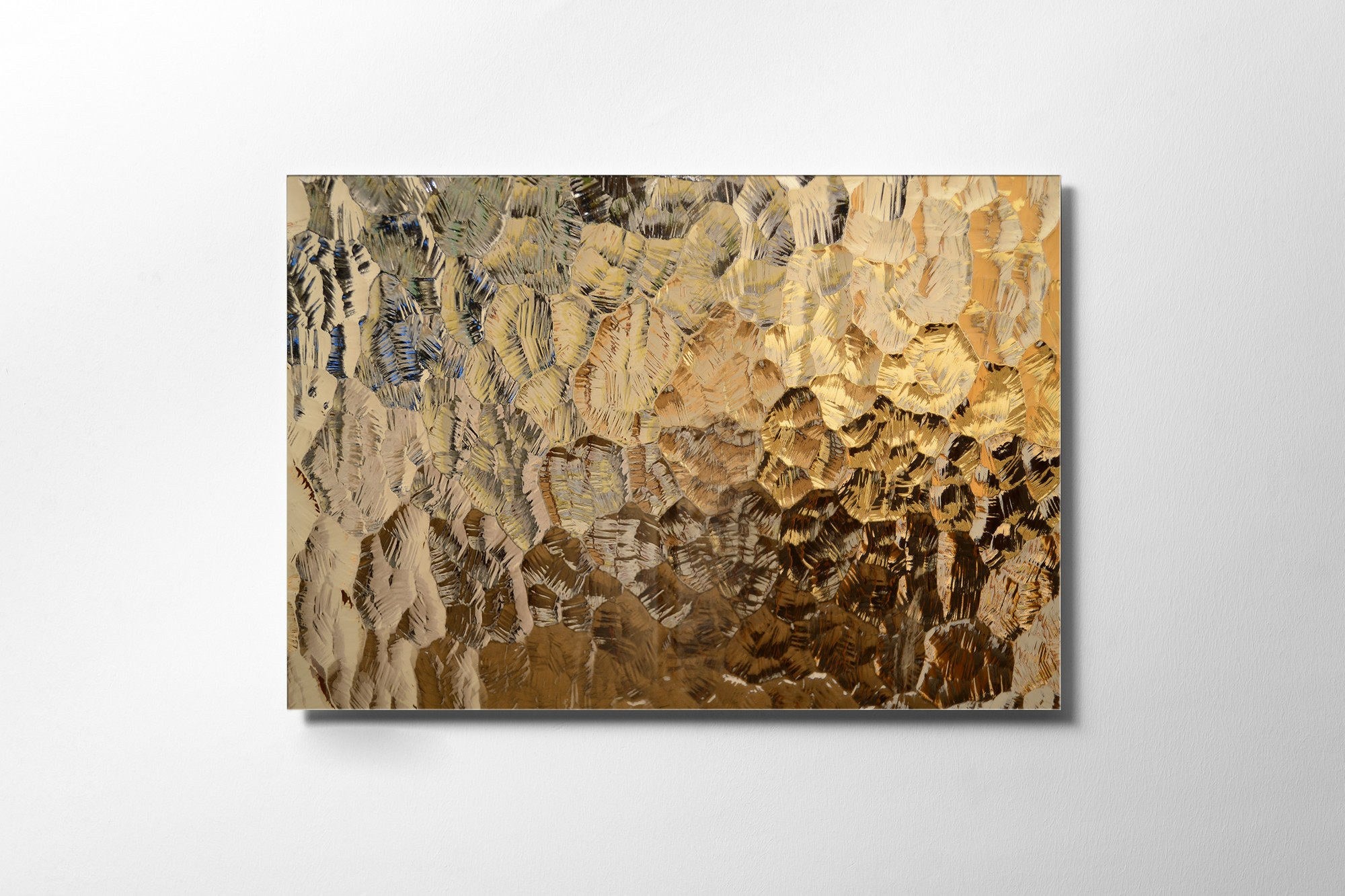 Pintura elegante em vidro temperado, 70 x 100 cm, 100% vidro temperado (4 mm) | Arte de parede deslumbrante para decoração moderna de casa e escritórios