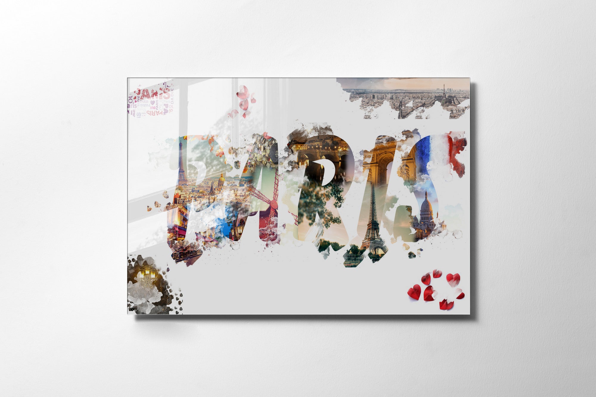 Quadro Decorativo em Vidro Temperado Multicolor 50x70cm - Arte Moderna para Transformar o Seu Espaço