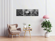 Conjunto de 3 Quadros Decorativos em Vidro Temperado Multicolor - 60x60cm cada