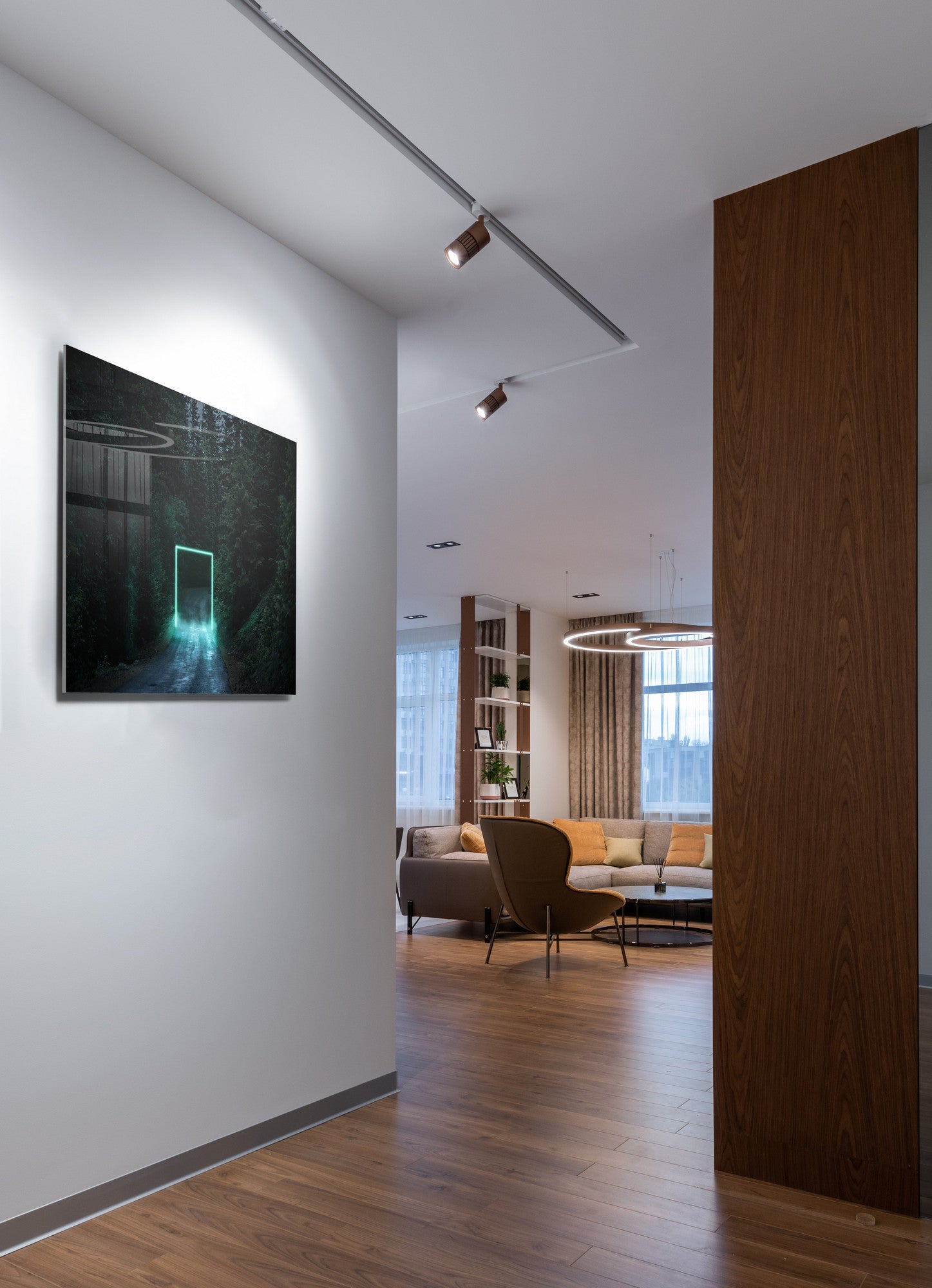 Quadro Decorativo em Vidro Temperado Multicolor 50x70cm - Arte Moderna para Transformar o Seu Espaço