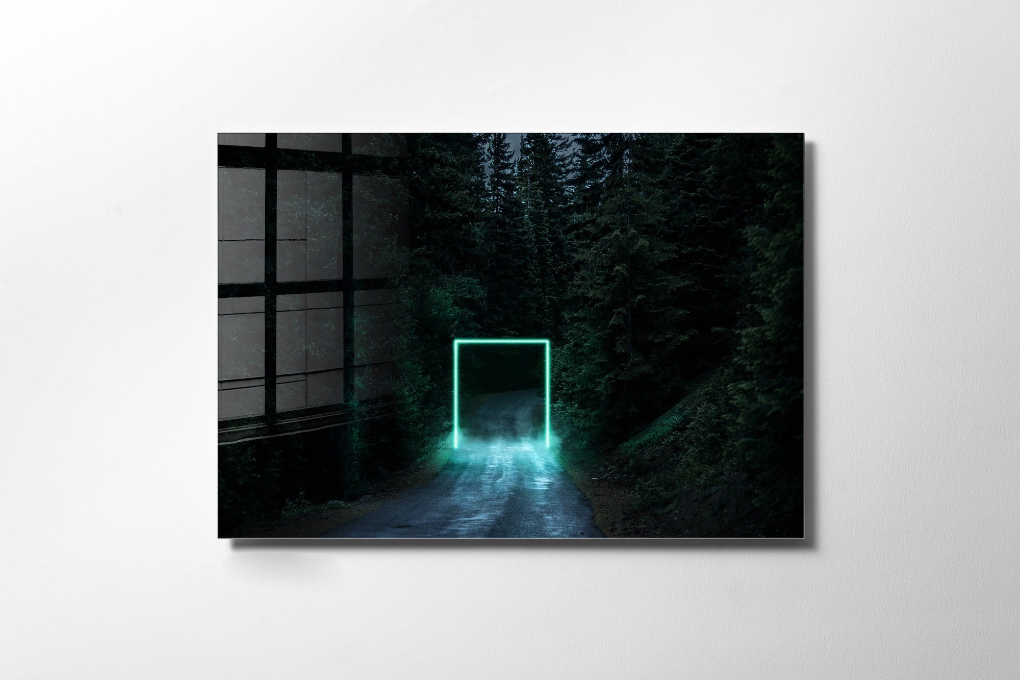 Quadro Decorativo em Vidro Temperado Multicolor 30x45cm - Arte Moderna para Decoração de Interiores