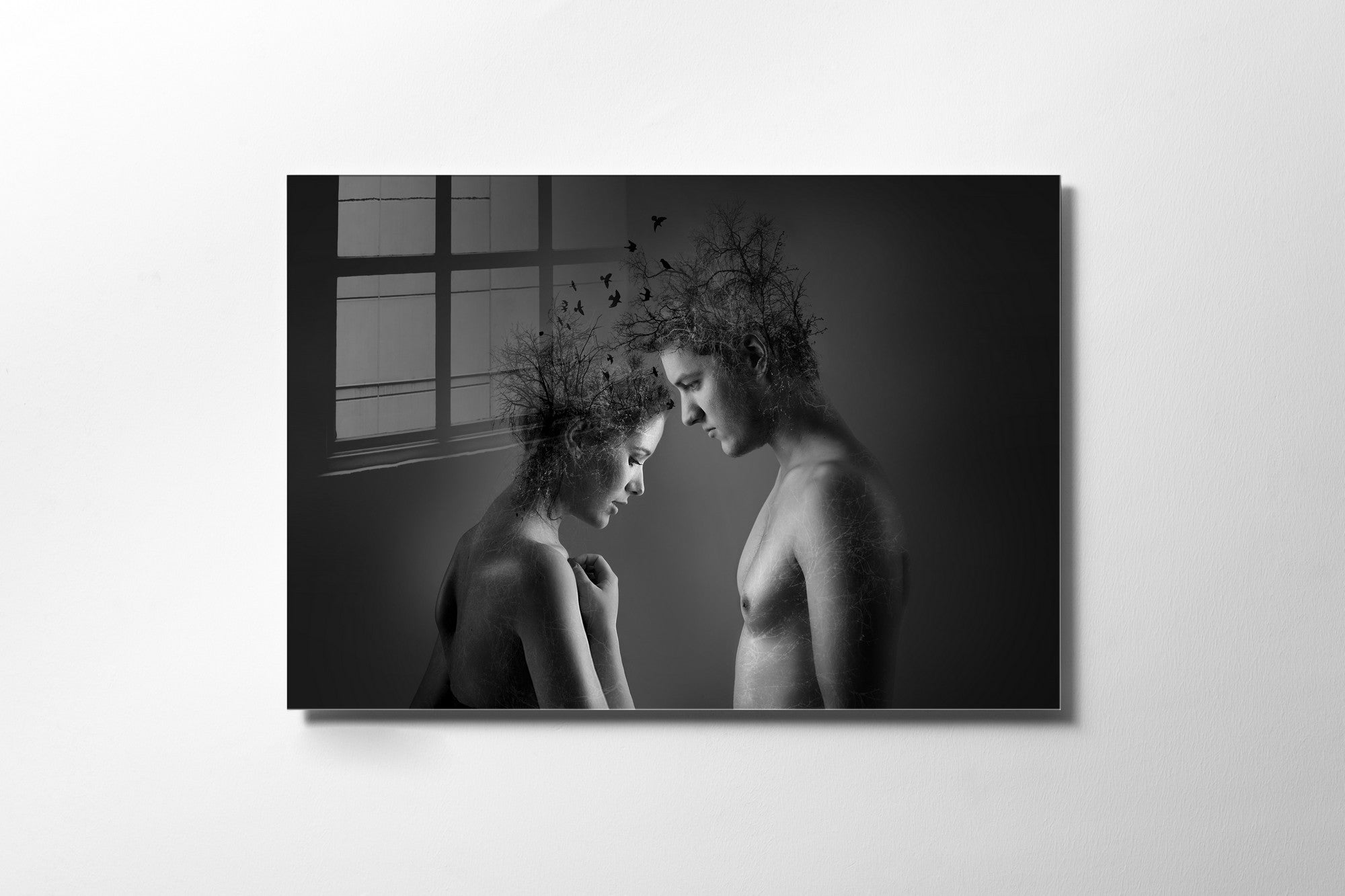 Quadro Decorativo em Vidro Temperado Multicolor 45x65cm - Arte Moderna para Transformar o Seu Espaço