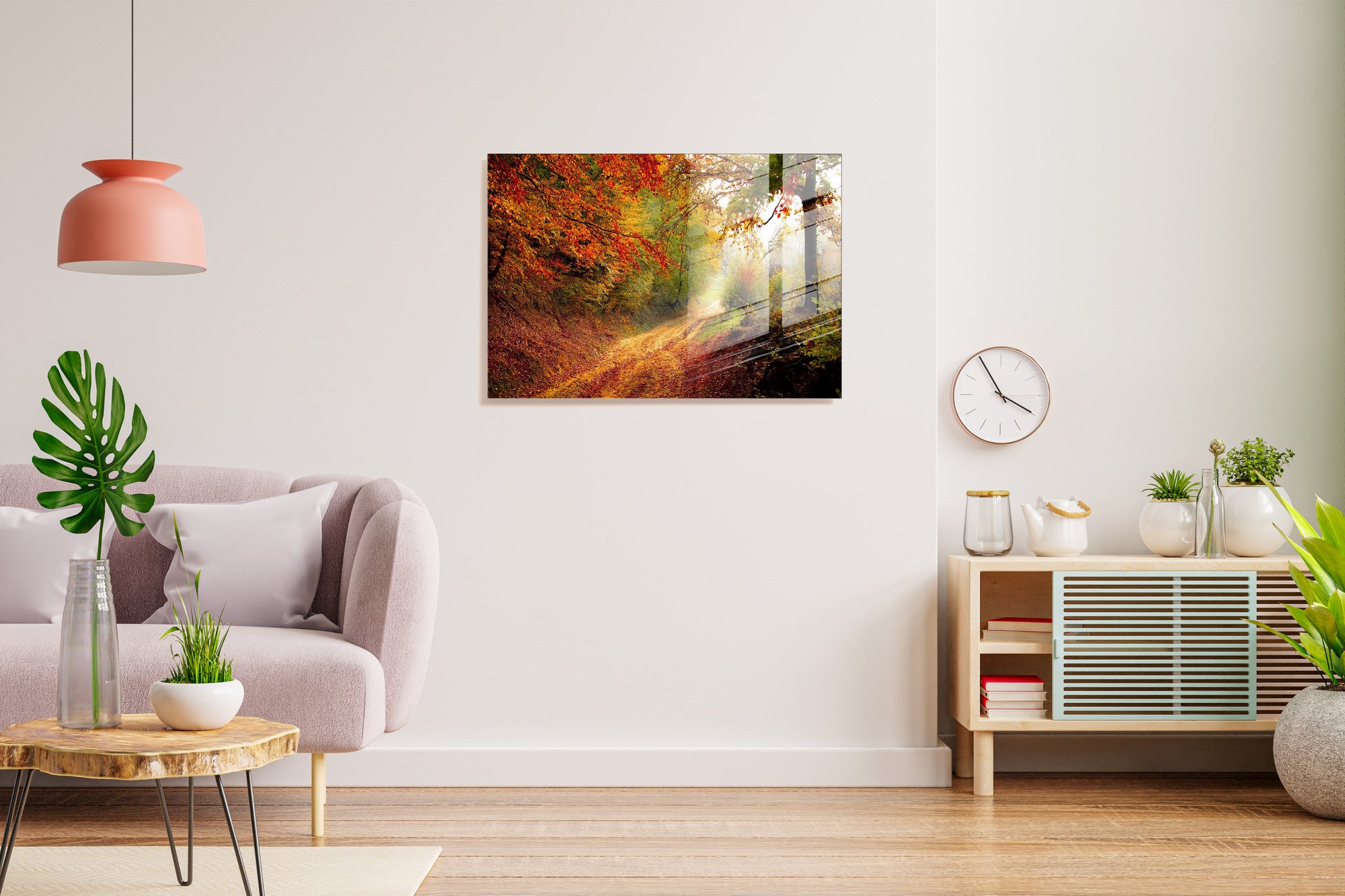 Quadro Decorativo em Vidro Temperado Multicolor 45x65cm - Arte Moderna para Transformar o Seu Espaço