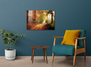 Quadro Decorativo em Vidro Temperado Multicolor 30x45cm - Arte Moderna para Decoração de Interiores