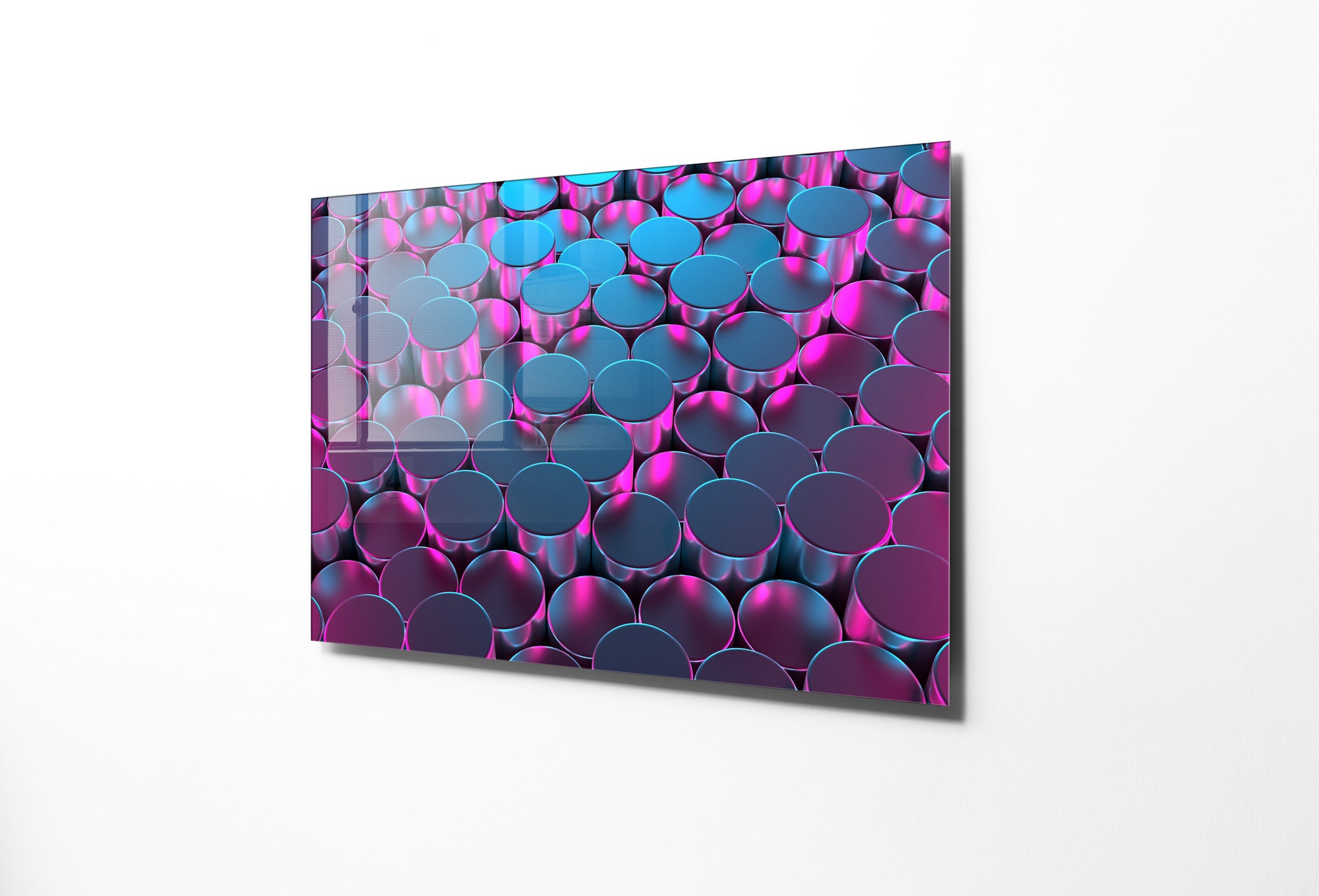 Quadro Decorativo em Vidro Temperado Multicolor 70x100cm - Arte Moderna para Transformar o Seu Espaço