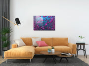 Quadro Decorativo em Vidro Temperado Multicolor 30x45cm - Arte Moderna para Decoração de Interiores