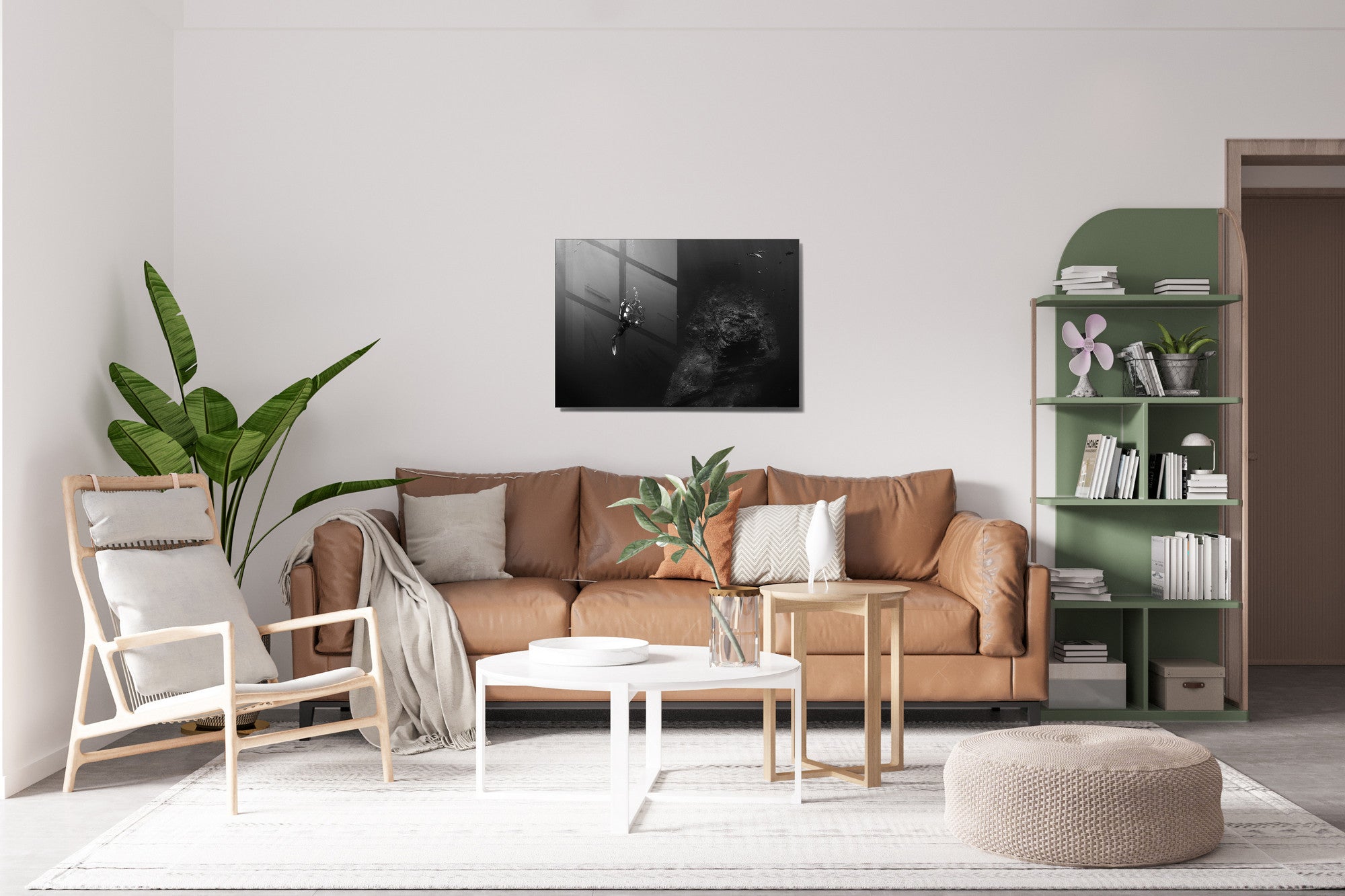 Quadro Decorativo em Vidro Temperado Multicolor 70x100cm - Arte Moderna para Transformar o Seu Espaço